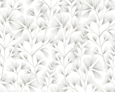 OHPOPSI Arabella Grey Cream Wallpaper JRD50119W