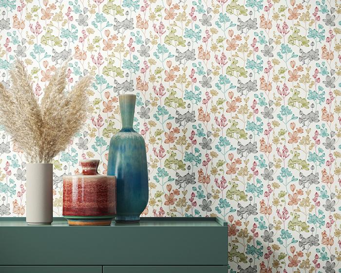 OHPOPSI Kalina Pretty Pink Wallpaper JRD50136W
