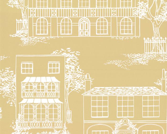 Little Greene Hampstead Yellow Apple 0273HAYELLO Wallpaper