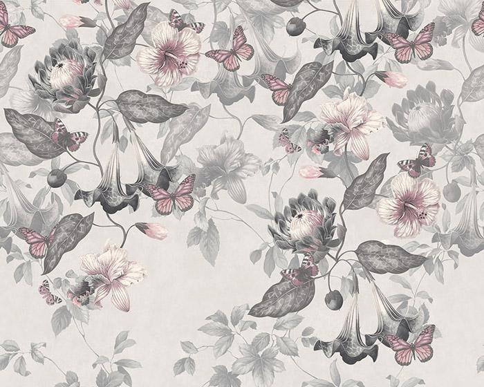 Little Greene Asterid Nightshade 0293ASNIGHT Wallpaper | Chapel Interiors