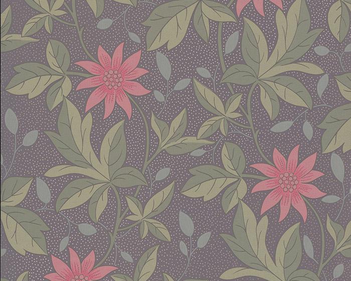 Little Greene Monroe Pink Flower 0293MOPINKZ Wallpaper