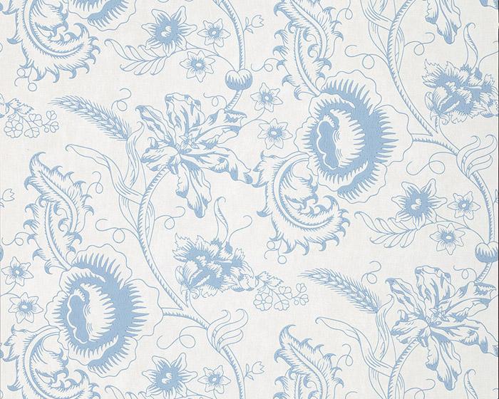 Little Greene Woodblock Mono Juniper 0293WOJUNIP Wallpaper