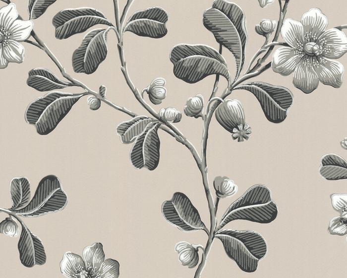 Little Greene Broadwick St Mono 0280BRMONOZ Wallpaper