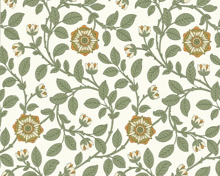 Little Greene Richmond Green Guinevere 0251RGDORCA Wallpaper