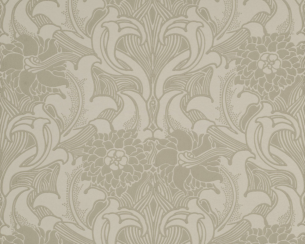 Little Greene Dahlia Scroll Wallpaper