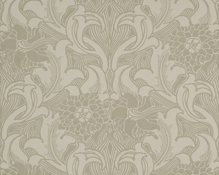 Little Greene Dahlia Scroll Wallpaper