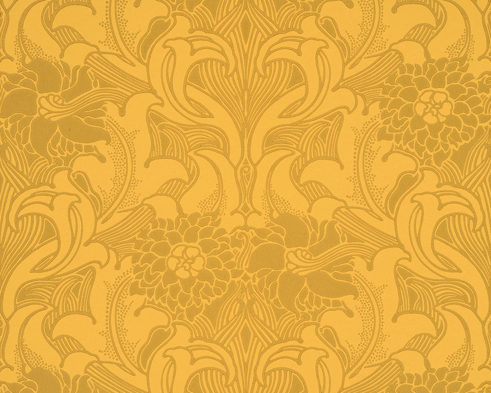 Little Greene Dahlia Scroll Wallpaper