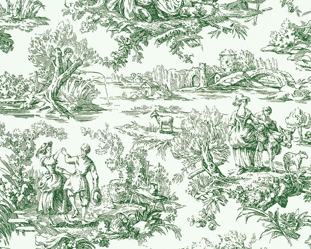 Little Greene Lovers' Toile Wallpaper
