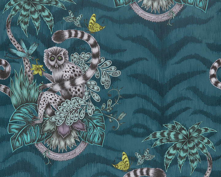 Clarke & Clarke x Emma J Shipley Lemur Wallpaper