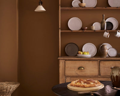 Galette 340 paint by Little Greene in a dinning room set up