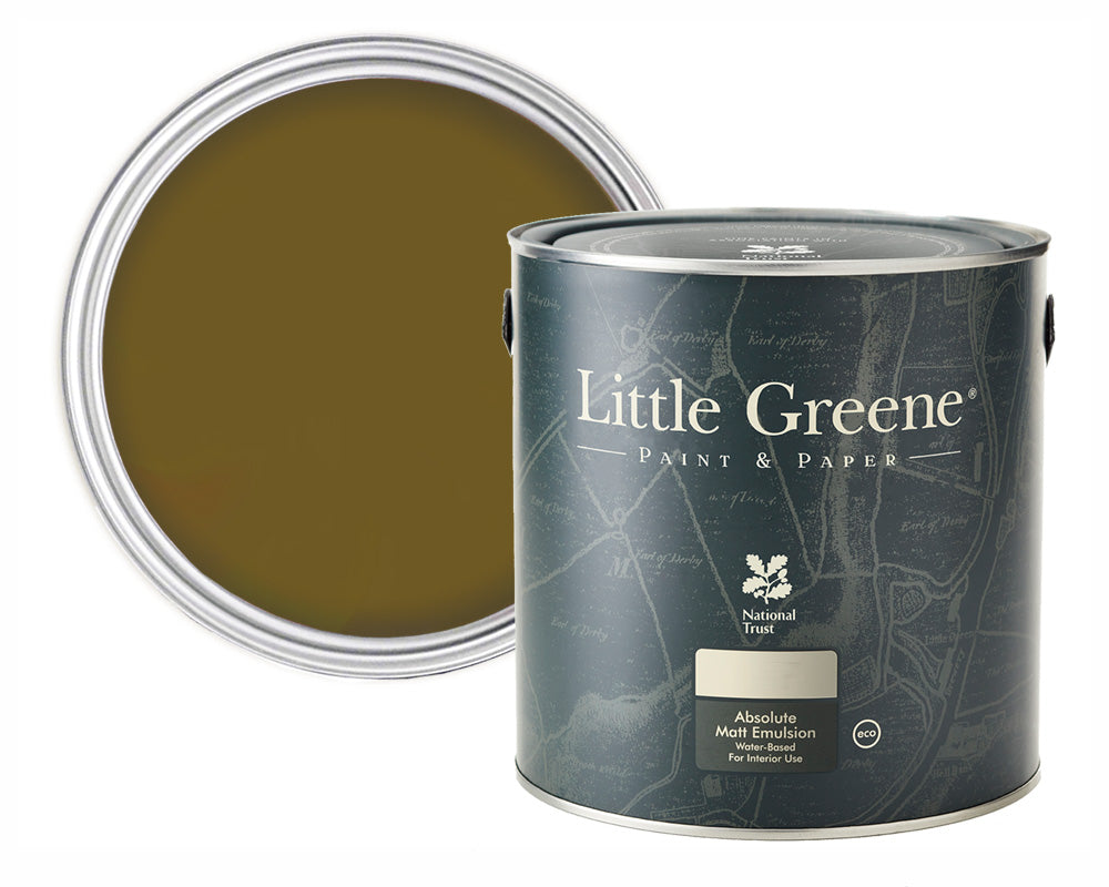 Little Greene Light Bronze Green 123 Paint