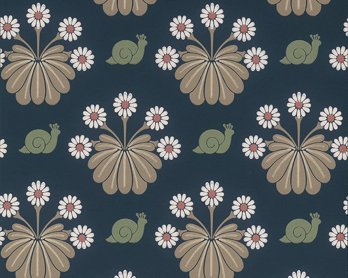 Little Greene Burges Snail Wallpaper