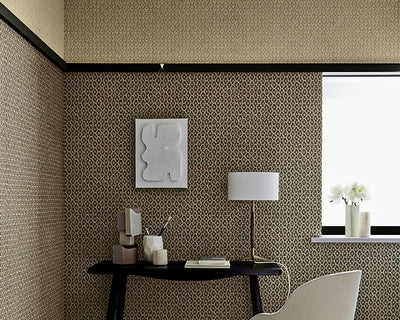Little Greene Moy Wallpaper used in a study or home office