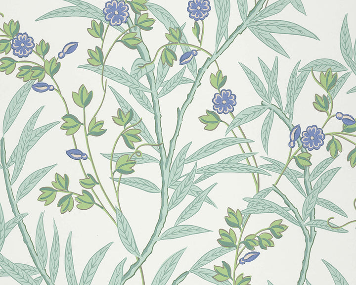 Little Greene Bamboo Floral Wallpaper