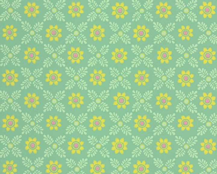 Little Greene Ditsy Block Wallpaper