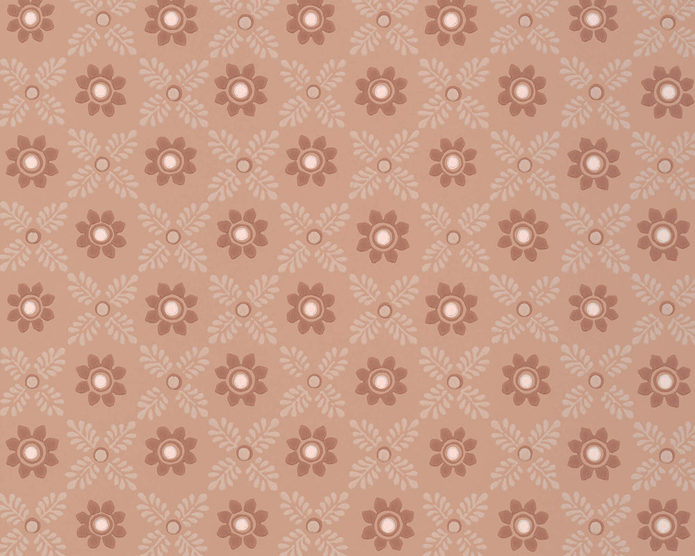 Little Greene Ditsy Block Wallpaper