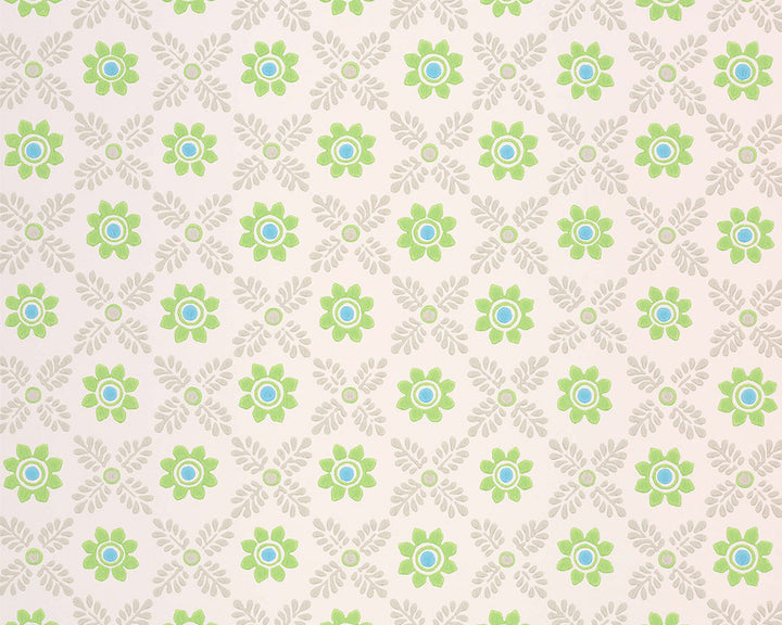Little Greene Ditsy Block Wallpaper