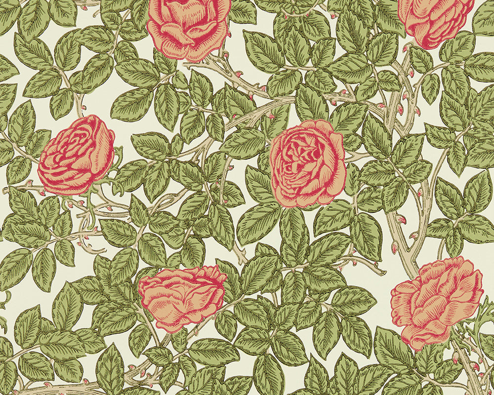 Morris & Co Rambling Rose Wallpaper