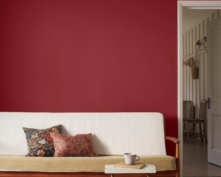 Morris & Co Madox Madder Paint in Room