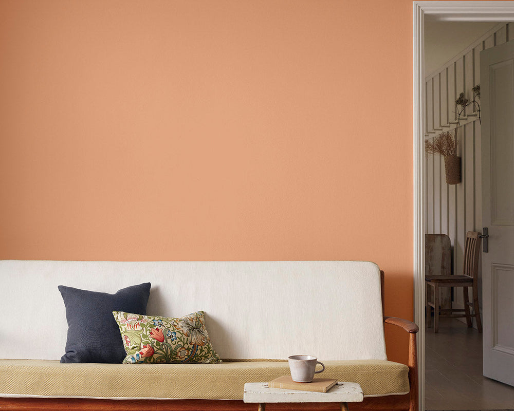 Morris & Co Spring Thicket Dawn Paint in Room