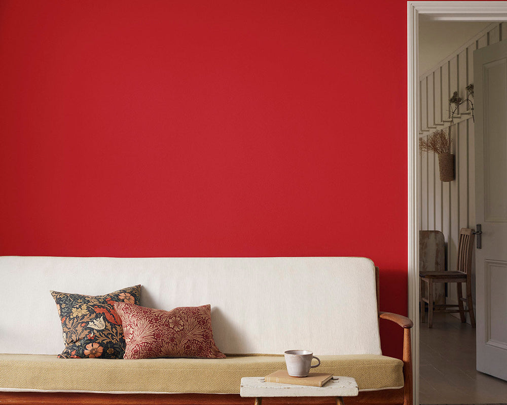 Morris & Co Thorned Rose Paint in Room