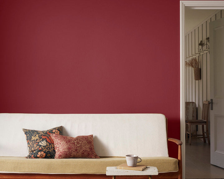 Morris & Co Wardle Wine Paint in Room