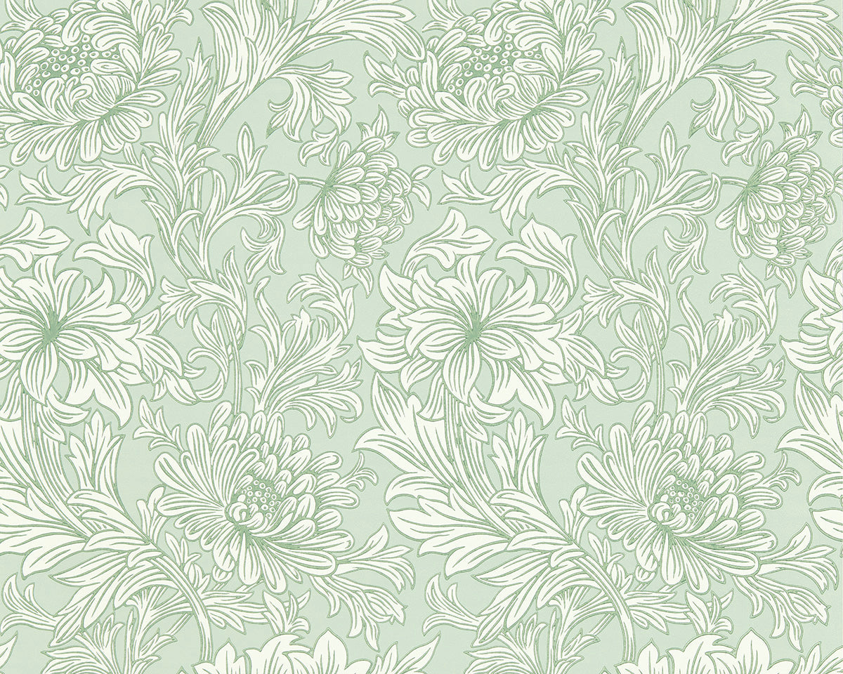 Morris & Co Chrysanthemum Wallpaper 217069