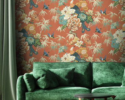 Arley House Maluku Wallpaper in a room in detail