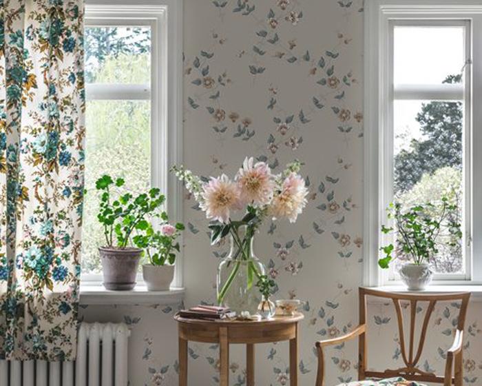 Sandberg Maria Indigo Blue 834-36 Wallpaper