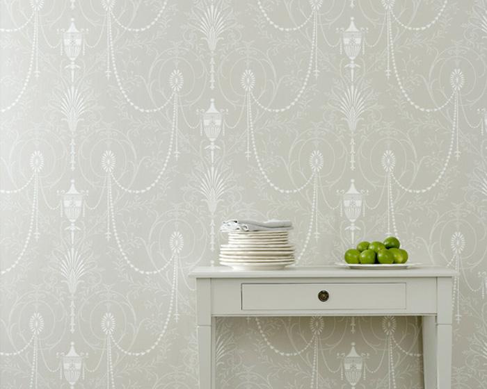 Little Greene Marlborough Paris Grey 0273MAPARIS Wallpaper