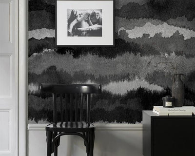 Sandberg Midnatt Dark Grey 637-14 Wallpaper