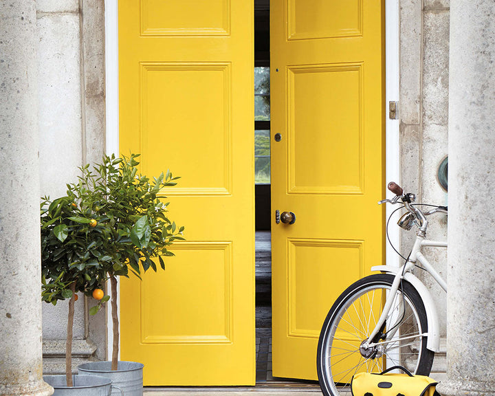 Little Greene Mister David 47 Paint on a front door