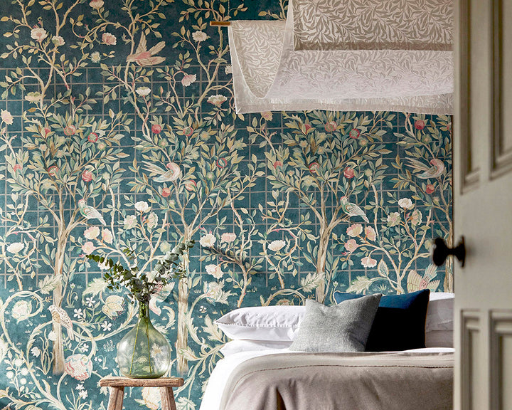 Morris & Co Melsetter Wallpaper in Room