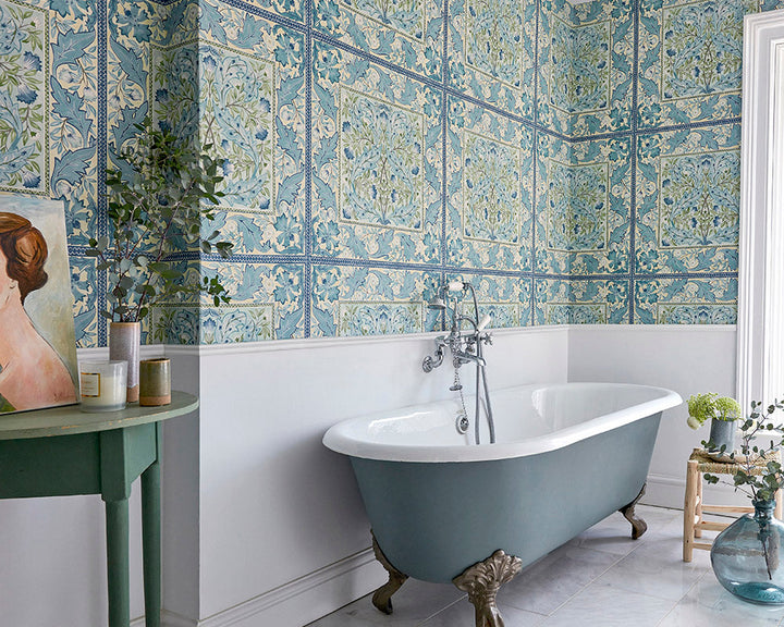 Morris & Co Wilhelmina Wallpaper in Room