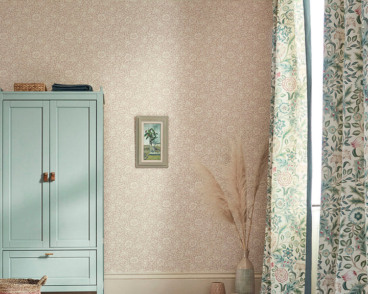 Morris & Co Mallow Wallpaper in Room