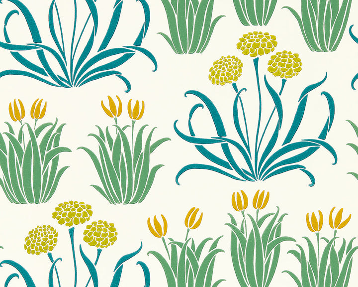 Morris & Co Glade Wallpaper in Gooseberry Fool
