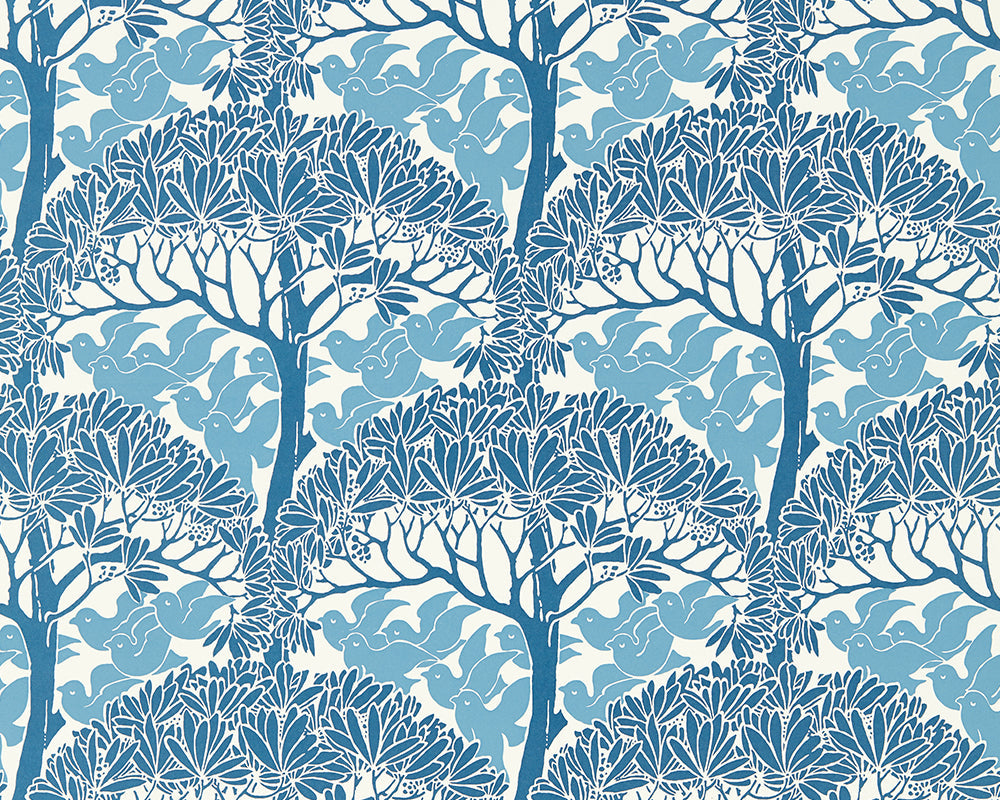 Morris & Co The Savaric Wallpaper in Cirrus