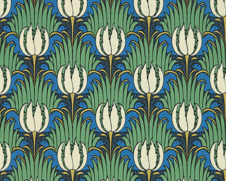 Morris & Co Tulip & Bird  Wallpaper