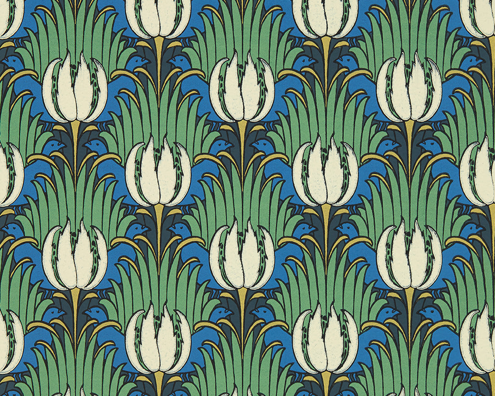 Morris & Co Tulip & Bird  Wallpaper