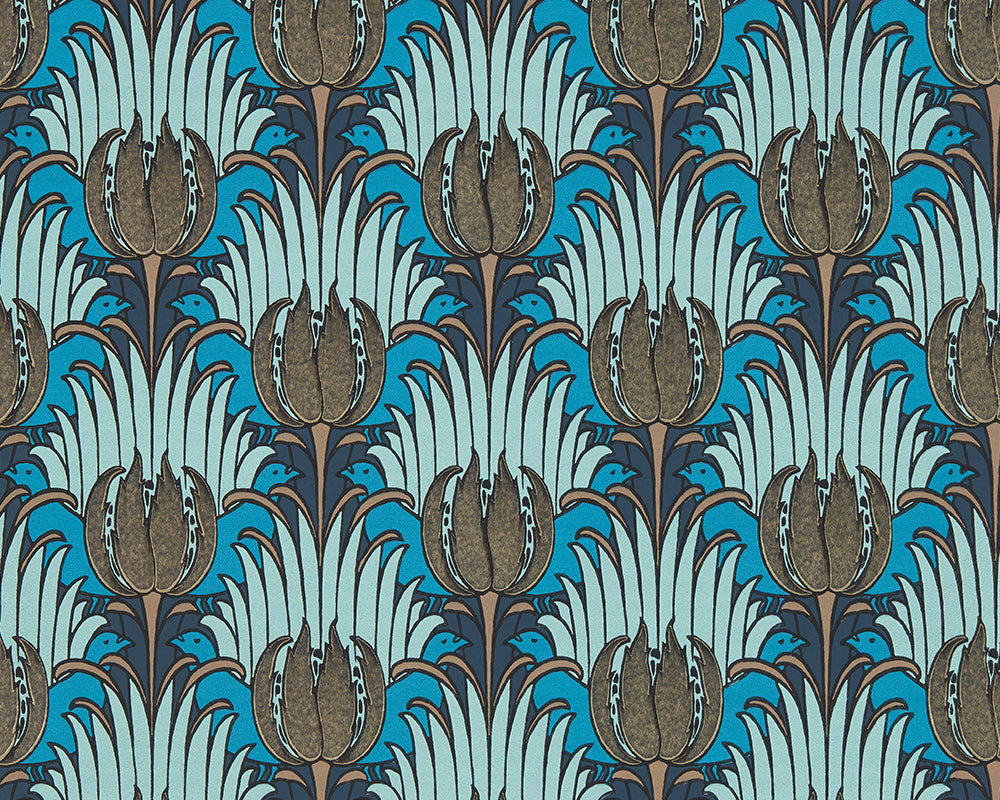 Morris & Co Tulip & Bird  Wallpaper