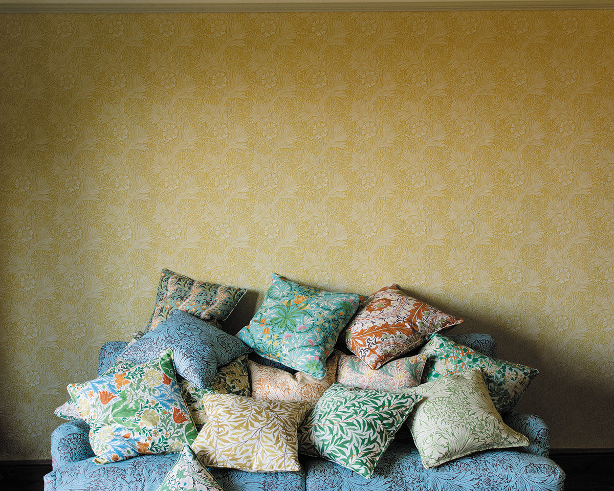 Morris & Co Marigold Wallpaper in Room