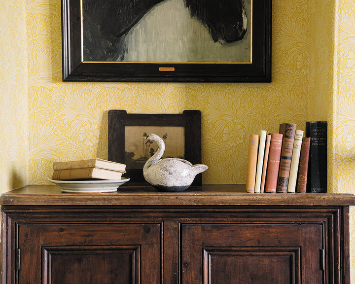 Morris & Co Marigold Wallpaper in Room