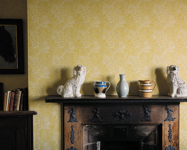 Morris & Co Marigold Wallpaper in Room