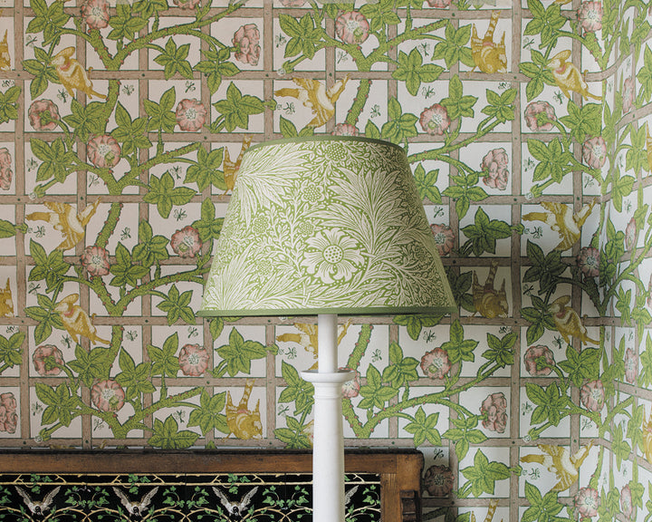 Morris & Co Trellis Wallpaper Detail