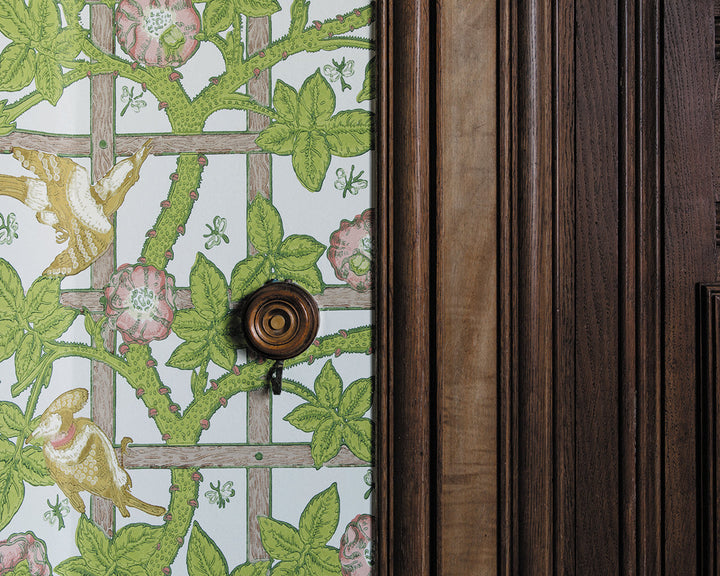 Morris & Co Trellis Wallpaper in Room