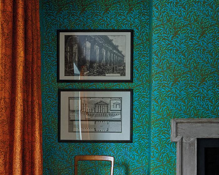 Morris & Co Willow Bough Sky/Leaf Green 216948 Wallpaper