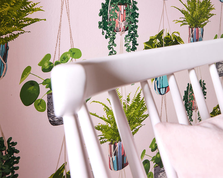 OHPOPSI Houseplant Wallpaper close up