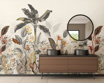 OHPOPSI Jangala Wallpaper in a bedroom