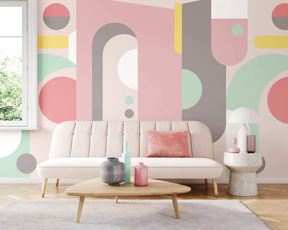 OHPOPSI Monster Arch Wallpaper as a feature wall