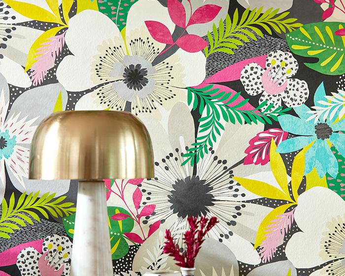 OHPOPSI Floral Riot Citrus Wallpaper CEP50103W